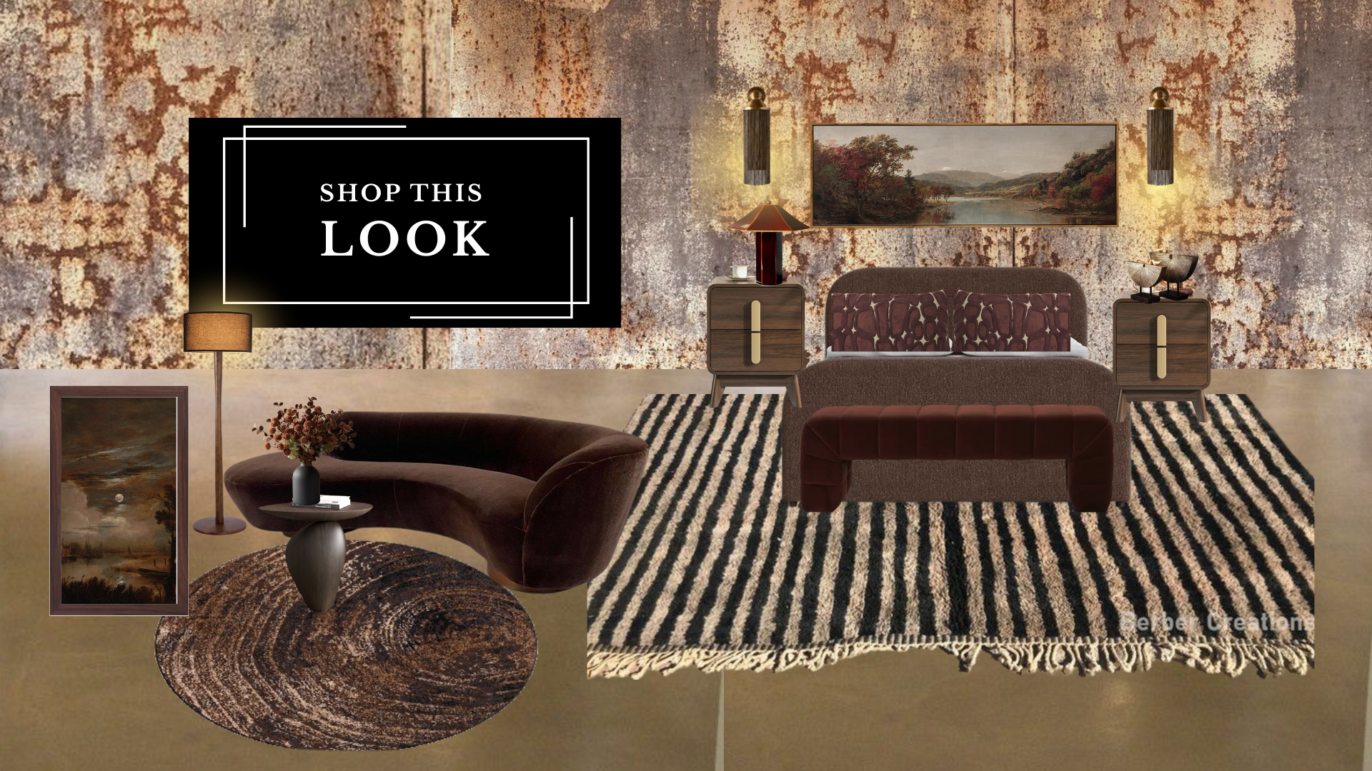 Luxurious Brown Bedroom